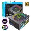 Cod. 161 Fuente de Poder GAMEMAX RGB-850 PRO BK / Modular / 850WATTS / Certificada 80+ Gold / Compatible NVIDIA Series RTX / AMD RT-RX (ATX 12V 2.31, EPS 12V 2.92) / 14CM ARGB FAN Silencioso (25 Modos de iluminación) Aura SYNC ASUS, GIGABYTE, MSI - 1