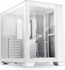 Cod. 376 Kit GAMEMAX Case Infinity White / lateral y frontal vidrio templado / doble cámara / USB Tipo-C + USB 3.0, HD audio / sin fuente / Blanco / Incluye P/Armar 4*fans ARGB 120mm + Controlador RGB AURA Sync + CR - 6