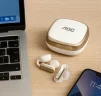 Cod. 137 Aud&iacute;fonos AOC ACD2534WT / Bluetooth&reg; 5.4 / Ear-Clip (Ajuste seguro) / Touch Intelligent / Cancelaci&oacute;n de Ruido ENC / Bat. 300mAh, USB-C - 5