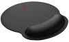 Cod. 037 Mouse Pad con Apoyadera de gel Genius G-WMP 100 / tela y caucho / Dimenciones: 230mm*250mm*25mm / negro - 2