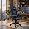 Cod. 1172 Silla Gamer ENV Olympus Black/Blue / Almohada cabeza y zona lumbar / Rotaci&oacute;n 360&deg; / Respaldo reclinable 180&ordm; - 4
