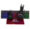 Cod. M:240  Kit 4 en 1 MARVO Loot40 SP (CM416) / iluminación RGB / Teclado Español 105 teclas + Mouse 8000DPI + Headphone Φ50mm + Mouse Pad antideslizante / interfaz: USB - 1