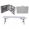 Cod. 030 OpenBox Mesa plegable para Eventos o exterior HY-Z183A / Medidas: 183*76*74 / Material: Plastico-Metal / Capacidad Asientos 6 personas / Blanco hues - 1