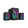 Cod. X:143 Parlantes Multimedia 2.1 XTRIKE ME SK-610 Stereo / Iluminación de fondo RGB / Subwoofer 5W y 2*parlantes 3W / Interfaz USB (Power), Jack 3.5MM (Audio) - 2