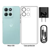 Cod. 267 Motorola G15 5G / Helio G81 Extreme / Ram 4GB (+8GB Aut. Boost AI), 512GB Alm. / 6.7&quot; FHD+ Gorilla® Glass 3 / Cam. 50MP+5MP, Selfie 8MP / Android™ 15 / Aud. Dolby Atmos® / TurboPower™ 20W, 5200mAh / Dual SIM / IPX IP52 / Celeste - 4
