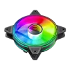 Cod. V:159 Ventilador GAMEMAX FN-12Rainbow-Q-Infinity / Luces ARGB LED de efecto infinito / FAN120mm / Conector: Molex + 3 Pines 5V / Compatible AURA SYNC - 3