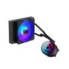 Cod. 156 Sistema de Enfriamiento Líquido GAMEMAX ICEBURG 120 Black / FAN 1*120MM PWM / Sincronización ARGB AURA Sync / Conector 5V, 3 pines / 12V 4 pines / Compatible Intel 13va. Gen. LGA 1700 / AMD AM5 / ARGB - 7