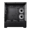 Cod. G:254 Case GAMEMAX VISTA AB Negro / ATX / lateral y frontal vidrios templados / marco metálico de acero / Incluye 6*fan ARGB (3*fan inversos y 3*fan normales) + Controlador V4.0 ARGB HUB PWM WH y control remoto / 1*USB3.0 + 1*USB2.0 + 1*USB tipo-C / - 9