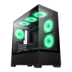 Cod. G:388 Kit GAMEMAX Case VISTA MB / MATX / lateral y frontal vidrio templado / marco metálico de acero /  1*USB3.0 + 2*USB2.0 / 1* audio combinado / Incluye P/Armar 5*fans ARGB 120mm + Controlador RGB AURA Sync + CR - 2