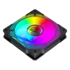 Cod. V:280 Kit Ventiladores PC GAMEMAX KF300R BK / 3*FAN120mm aspa invertida / Luces ARGB / AURA 3 pin 5V, PWM 4 pines Smart control - 5
