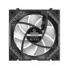 Cod. V:292 Kit Ventiladores PC GAMEMAX FN12A-S3I BK / 3*FAN120mm conectado en cadena / Luces ARGB efecto infinito 26LED (8+18 C/U) / PWM de 4 pines (M/F) / Aura 3 pin 5V (M/F) - 13