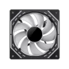 Cod. V:277 Ventilador PC GAMEMAX FN12A-S2I / FAN120mm / Luces ARGB Infinito 24 LED (8+16) / Conector dual: PWM 4 pines (M/F) / ARGB Aura 3 pin 5V (M/F) - 8