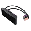 Cod. B:155  Enfriamiento Líquido CPU GAMEMAX IceChill 240V Bomba y ventiladores RGB y PWM direccionables 240mm AIO TDP 250W / compatible: Intel 13va Gen. 1700/1200/2066/2011-3/2011/1156/1155/1151/1150, AMD AM5/AM4/AM3+/AM3/AM2+/FM2 - 8