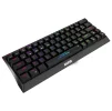 Cod. M:251 Teclado Mecánico MARVO KG962W / Tri-modo: (Wireless 2.4G + BT 5.0 &amp; cableado) / 63 teclas / Jixian Azul / Clásico Compacto 60% / RGB Rainbow (12 modos) / Bat. 1200 mA / Español - 2