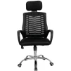 Cod. 1189  Silla de Oficina Ergon&oacute;mica / Apoya cabeza Airmesh / Espaldar de malla / Altura regulable / Rotaci&oacute;n 360&deg; - 1