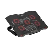 Cod. B:166 Base de Enfriamiento P/Laptop XTRIKE ME FN-813 / hasta 15.6" / 5 Ventiladores (60mm) / Led rojos / 2 Puertos USB / 5 niveles ajustables / Soporte extra para celular - 2