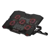 Cod. B:166 Base de Enfriamiento P/Laptop XTRIKE ME FN-813 / hasta 15.6" / 5 Ventiladores (60mm) / Led rojos / 2 Puertos USB / 5 niveles ajustables / Soporte extra para celular - 1
