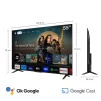 Cod. 117 Smart TV&nbsp;TCL 55" 4K 55P6K HDR 10+ MEMC / Google TV / AiPQ / Dynamic Color / Bisel Met&aacute;lico / Panel HVA / HDMI 2.1, USB 3.0 / WiFi 5 &amp; BT5.2 / Dolby audio 10W*2 / Google Cast / Control remoto por voz - 7