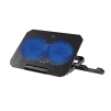 Cod. 476  Base de Enfriamiento P/Laptop XTRIKE ME FN-818 / hasta 17&quot; / 2 Ventiladores Led Azul / 2 Puertos USB / 5 niveles ajustables / Soporte extra para celular - 1