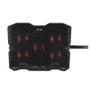 Cod. B:166 Base de Enfriamiento P/Laptop XTRIKE ME FN-813 / hasta 15.6" / 5 Ventiladores (60mm) / Led rojos / 2 Puertos USB / 5 niveles ajustables / Soporte extra para celular - 5