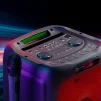 Cod. 236 Parlante Klip Xtreme BoomFire Pro KLS-662 TWS Bluetooth&reg; v5.0 / 3.000W PMPO (RMS 200W) / 2*Subwoofers 8" / Luces LEDs de Fuego P/Fiestas / Bat. litio (Hasta 22 H al 50%) / Radio FM / Incl. Mic. Inal&aacute;mbrico - 3