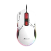 Cod. GX:172 Mouse XTRIKE ME GM-316W /  2 conver desmontables / 7200DPI / Iluminación RGB (13 efectos) / Interfaz USB / cable: 1.5mt. / 6 botones - 3