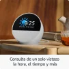 Cod. 230 Amazon Echo Spot Despertador Smart con Alexa / pantalla t&aacute;ctil 2.83" con Reloj personalizable / Parlante 1.73&rdquo; (sonido vibrante) / Wifi / Bluetooth / Color Blanco Glaciar - 3