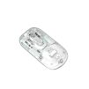 Cod. GM:233  Mouse MARVO M808W / Transparente / Dual Inal&aacute;mbrico 2.4G + Bluetooth 5.1&nbsp;/ 1600DPI / Silencioso / Iluminaci&oacute;n 7 colores&nbsp;/ 4 botones / bater&iacute;a 400mAh - 4
