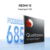 Cod. 317 Xiaomi Redmi 15 / 256GB Rom / 8GB Ram (16GB exten.) / Snapdragon&reg; 685 / 6.9" FHD+ 144Hz / Cam. Dual 50MP con AI + 8MP Frontal / Bat. 7.000 mAh Carga r&aacute;pida 33W / IP64 / USB-C / Gris - 3
