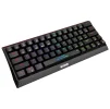 Cod. M:251 Teclado Mecánico MARVO KG962W / Tri-modo: (Wireless 2.4G + BT 5.0 &amp; cableado) / 63 teclas / Jixian Azul / Clásico Compacto 60% / RGB Rainbow (12 modos) / Bat. 1200 mA / Español - 6