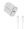 Cod. 261 Cargador de pared Pavareal K55 PD 27W (Carga r&aacute;pida) / 1*Puerto USB-C / incl. Cable USB-C - 1