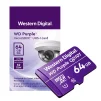 Cod. 290 Micro SD Western Digital WD Purple QD101 / 64GB / P/Videovigilancia / Clase 10 U1 / Lectura 50MB / Escritura 40MB / Ultra resistencia - 6