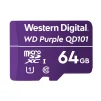 Cod. 290 Micro SD Western Digital WD Purple QD101 / 64GB / P/Videovigilancia / Clase 10 U1 / Lectura 50MB / Escritura 40MB / Ultra resistencia - 1