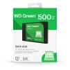 Cod. S:516 SSD Western Digital 500GB - WD Green™/ 2.5&quot; / SATA III de 6 Gb/s Escritura 450 MB/s y 545 MB/s Lectura - 5