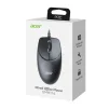 Cod. 293 Mouse ACER OMW316 Office / 3 botones / &Oacute;ptico 1200DPI / ergon&oacute;mico / Plug &amp; Play / Cable 1.5 m, USB / Negro - 8