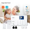 Cod. 403  Kit Sistema de Alarma Wi-Fi&amp;GSM TUREON TUR-G30 /&nbsp;Central con Pantalla LCD y teclado t&aacute;ctil / Control APP TuyaSmart/SmartLife / 1*Detector de movimiento / 1*Sensor magn&eacute;tico / 2*controles / 2*magn&eacute;ticos RFID / Sirena 100dB - 7