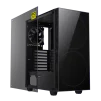 cod. 398 CASE GAMEMAX BLACK HOLE ATX / USB 1* 3.0 *1 2.0 / FAN ARGB (FRONT 2*20CM, POST. 1*12CM) / LAT Y FRONT VIDRIO TEMP. + CONTROLADOR AURA Sync. - 10