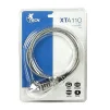 Cod. A:212 Cable Candado P/Laptop XTECH XTA-110 / Bloqueo de 4 d&iacute;gitos / cable de acero / 1.83 Mt. - 2