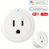 Cod. I:891 Enchufe Smart YX-WS01 / Encendido/Apagado Programable y funci&oacute;n de temporizador / 10A-100-240V 50/60Hz / Compatible con Alexa o Google Home / blanco - 8