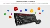 Cod. 254 Kit Genius KM-100SE Teclado + Mouse 1200DPI / USB / Tecla AI Copilot / Español - 4