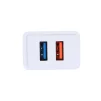 Cod. 062 Cargador de pared universal AR001 / 2*Puertos USB-A DC 5V / 2.4A - 2