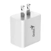 Cod. 164 Cargador de pared Genius PD-20AC 20W (Carga rápida) / dual 2*puertos 3.0 CC 5 V/3 A (1*puerto USB-A + 1*puerto USB-C) / blanco - 3