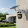 Cod. 421 C&aacute;mara Smart ENV Solar View 4MP P/Exterior 360&deg;+ Panel Solar / 12 luces h&iacute;bridas (IR y LEDs) / Detecci&oacute;n y rastreo de movimiento / Audio bidireccional / Soporta microSD (hasta 128GB) / Bat. Integrada - 2