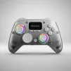 Cod. 080 Gemepad Monka Strike GT-86 / Tri-mode (Wireless 2.4G + Bluetooth&reg; 5.3 + Cable USB-C) / Bat. 1000 mAh / vibraci&oacute;n dual / Sensor de mov. 6 eje / Joysticks y gatillos efecto Hall, RGB y pantalla LCD / (M1/​​M2/N1/N2 Programables) / Compatible: PS4, - 4