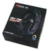 Cod. 088 Headphone Stereo Gaming XTRIKE ME GH-712BK / Micrófono / luces RGB / 1*jack 3.5mm + adaptador a 2*jack, USB(LuzLED) / Compatible con PS4, PS5, Xbox One, PC / Cable trenzado 2.0m - 5