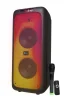 Cod. 236 Parlante Klip Xtreme BoomFire Pro KLS-662 TWS Bluetooth&reg; v5.0 / 3.000W PMPO (RMS 200W) / 2*Subwoofers 8" / Luces LEDs de Fuego P/Fiestas / Bat. litio (Hasta 22 H al 50%) / Radio FM / Incl. Mic. Inal&aacute;mbrico - 4
