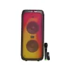 Cod. 236 Parlante Klip Xtreme BoomFire Pro KLS-662 TWS Bluetooth&reg; v5.0 / 3.000W PMPO (RMS 200W) / 2*Subwoofers 8" / Luces LEDs de Fuego P/Fiestas / Bat. litio (Hasta 22 H al 50%) / Radio FM / Incl. Mic. Inal&aacute;mbrico - 6