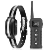 Cod. 1183 Collar de Entrenamiento P/Perros PD 518-1 Black / Recargable, Impermeable IPX7 / 3*Modos (Sonido, Vibraci&oacute;n, Choque) / Con Control Remoto y Pantalla LCD - 1