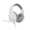Cod. M:092  Headphone MARVO H8618 WH Blanco / Micr&oacute;fono omnidireccional / RGB est&aacute;tica&nbsp;/ control en cable (vol. y mic.) / Interfaz USB 2.0, Cable trenzado 2.0 m - 4