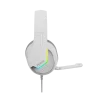 Cod. M:092  Headphone MARVO H8618 WH Blanco / Micr&oacute;fono omnidireccional / RGB est&aacute;tica&nbsp;/ control en cable (vol. y mic.) / Interfaz USB 2.0, Cable trenzado 2.0 m - 3